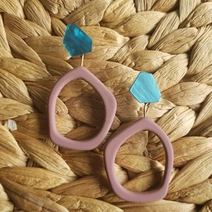 Acrylic Drop Dangle Earrings